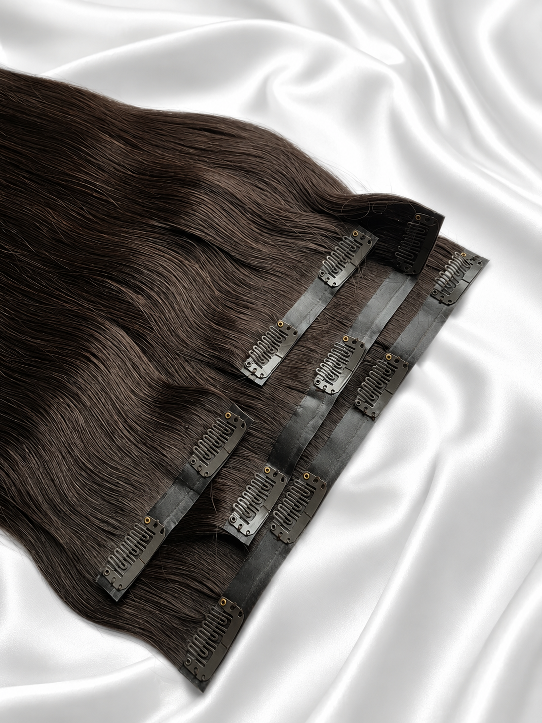 Seamless Clip-In | Elegant Improve 55 cm – Madrid Cocoa - Ariahair